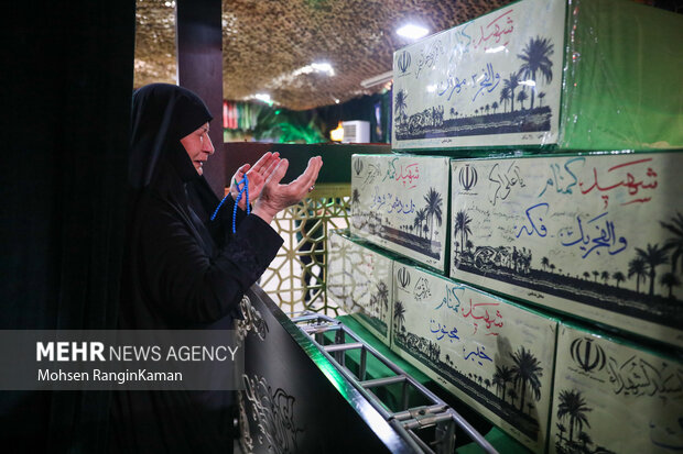 وداع با پیکر مطهر شهید اقتدار ابوالقاسم مهری در معراج شهدای تهران