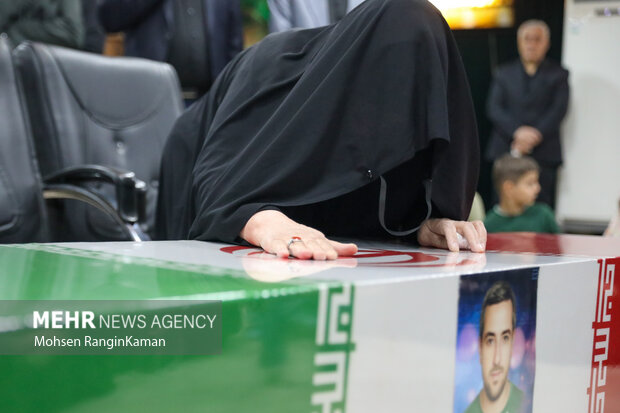 وداع با پیکر مطهر شهید اقتدار ابوالقاسم مهری در معراج شهدای تهران 18