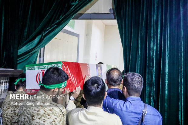 وداع با پیکر مطهر شهید اقتدار ابوالقاسم مهری در معراج شهدای تهران 24