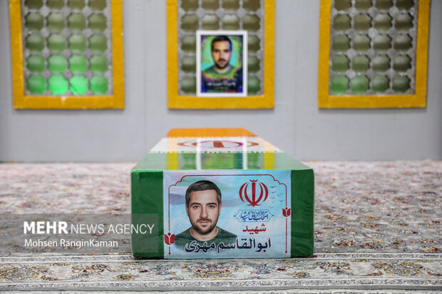 وداع با پیکر مطهر شهید اقتدار ابوالقاسم مهری در معراج شهدای تهران 25