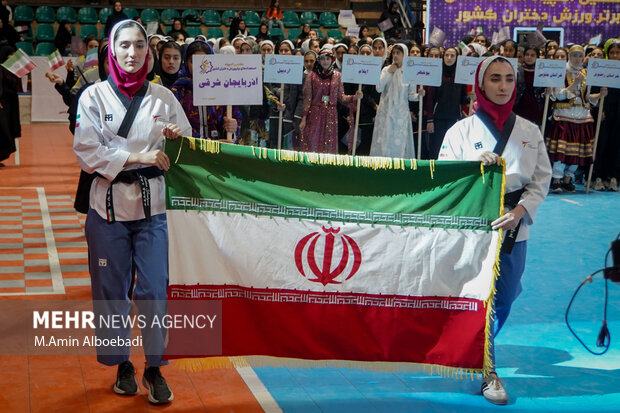 افتتاحیه هفتمین دوره المپیاد استعداد های برتر ورزش دختران کشور