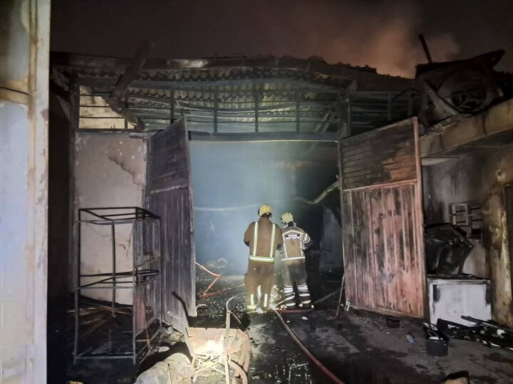 حریق یک کارگاه مبل سازی در خیابان مرتضیگرد تهران حریق یک کارگاه مبل سازی در خیابان مرتضیگرد تهران