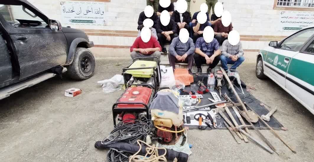 سرهنگ حقیقی نیا: باند ۱۳ نفره حفاران غیر مجاز در تالش متلاشی شد سرهنگ حقیقی نیا: باند ۱۳ نفره حفاران غیر مجاز در تالش متلاشی شد