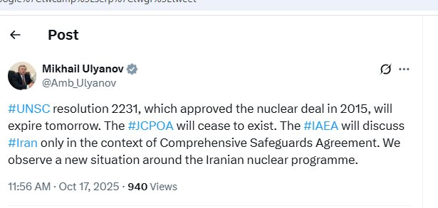 Ulyanov: IAEA Will Address Iran⁤ Only Within Safeguards Framework