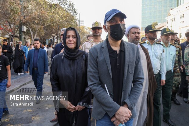 تشییع پیکر مرزبان شهید «سجاد صیامی» در مشهد