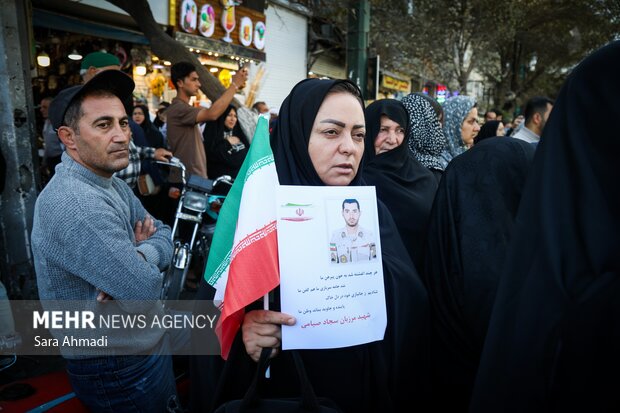 تشییع پیکر مرزبان شهید «سجاد صیامی» در مشهد