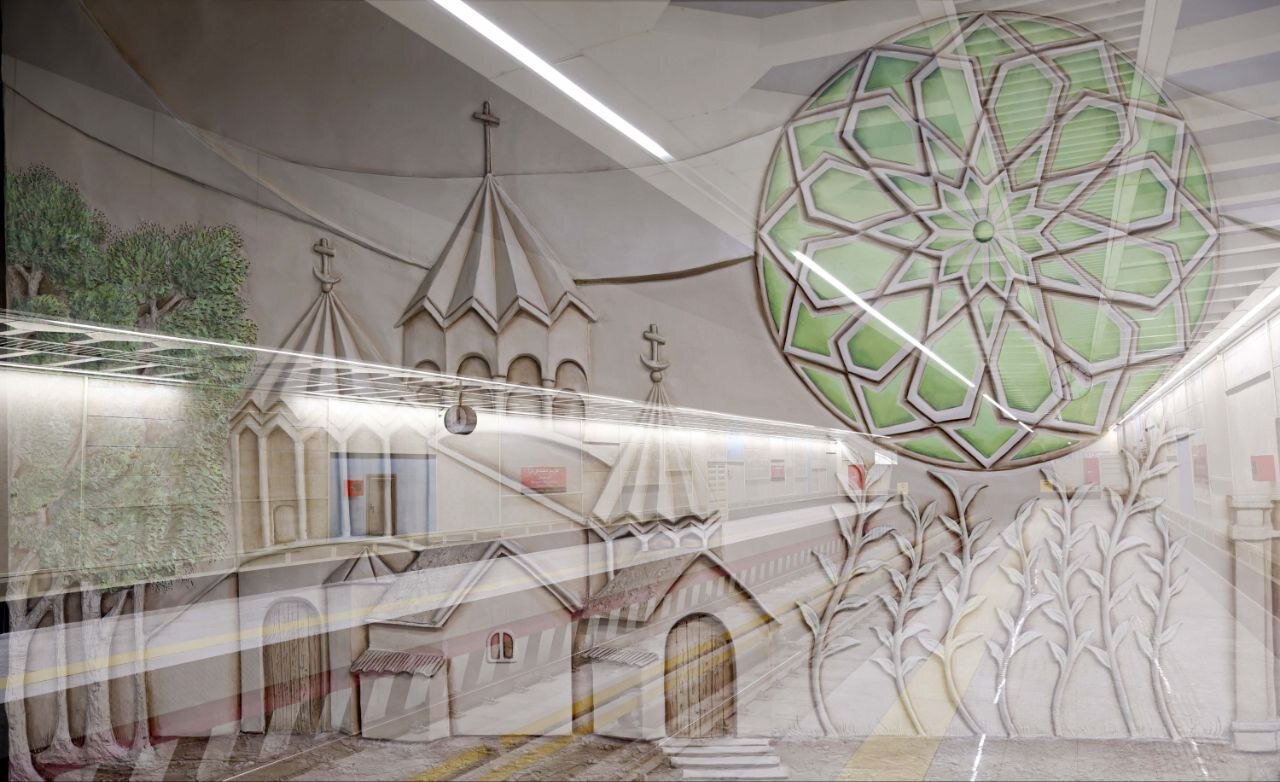 Meryem-i Mukaddes Metro İstasyonu: Tahran'da inanç, sanat ve birlikte yaşamanın kesiştiği nokta