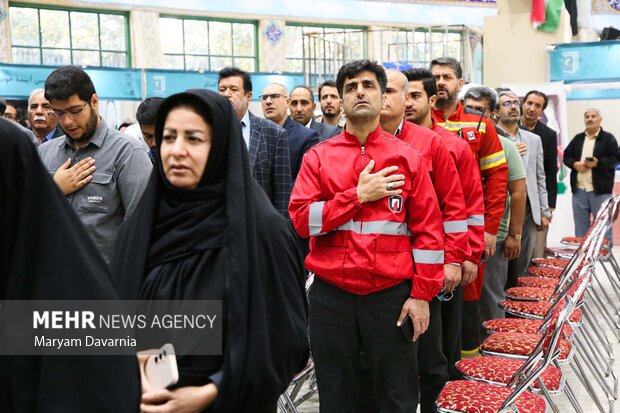 آیین افتتاحیه چهاردهمین نمایشگاه ملی کتاب دفاع مقدس در بجنورد