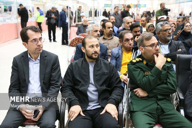 آیین افتتاحیه چهاردهمین نمایشگاه ملی کتاب دفاع مقدس در بجنورد
