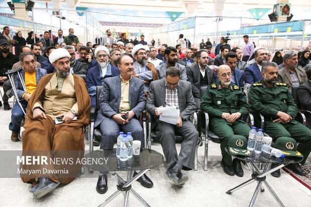 آیین افتتاحیه چهاردهمین نمایشگاه ملی کتاب دفاع مقدس در بجنورد