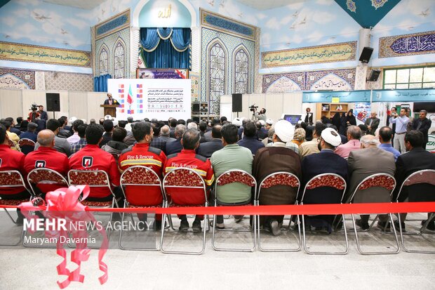 آیین افتتاحیه چهاردهمین نمایشگاه ملی کتاب دفاع مقدس در بجنورد