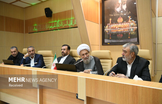 جلسه مجمع نمایندگان استان فارس با آیت الله دژکام