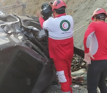 تصادف دو خودرو در محور کهنوج - بندعباس ۶ کشته و مصدوم داشت
