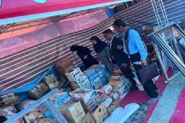 ۵۰۰ کیلو مواد خوراکی فاسد از نمایشگاه بشاگرد جمع‌آوری شد