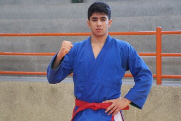 خسرویار: نماینده ایران در کوراش بازی‌های آسیایی جوانان نقره گرفت