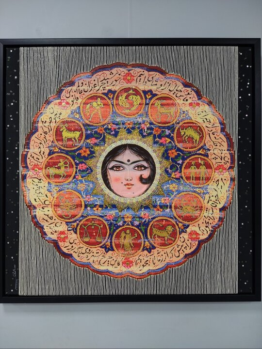 نمایشگاه «تار و پود»؛روایتِ زن،فرش و شاهنامه در بافت نقاشی معاصر ایران