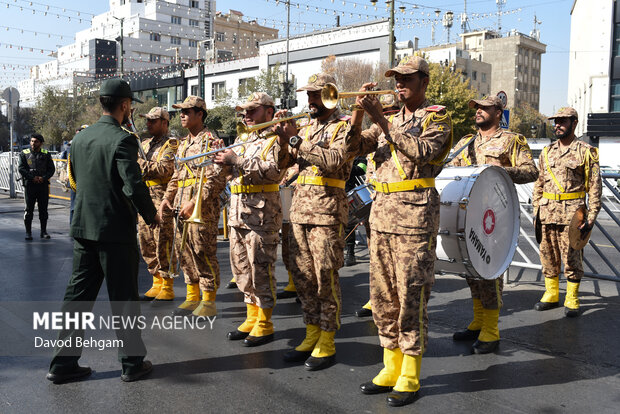 تشیع پیکر شهید جانباز حبیب ادینه پور