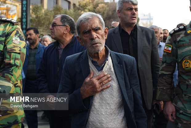 تشیع پیکر شهید جانباز حبیب ادینه پور