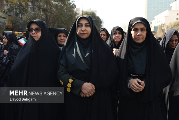 تشیع پیکر شهید جانباز حبیب ادینه پور