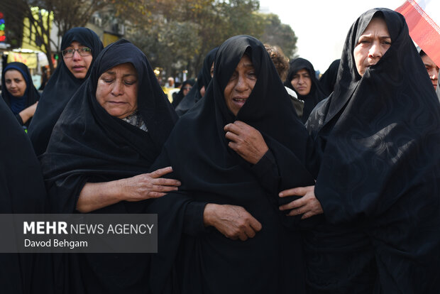 تشیع پیکر شهید جانباز حبیب ادینه پور