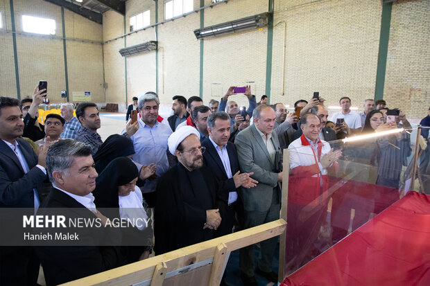 افتتاحیه نمایشگاه بزرگترین شهاب سنگ ایران در گرگان
