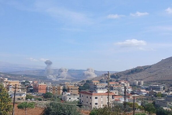 حملات سنگین هوایی رژیم صهیونیستی به لبنان+فیلم