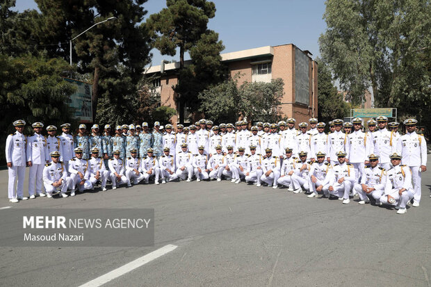 مراسم دانش‌آموختگی دانشجویان دانشگاه‌های افسری آجا