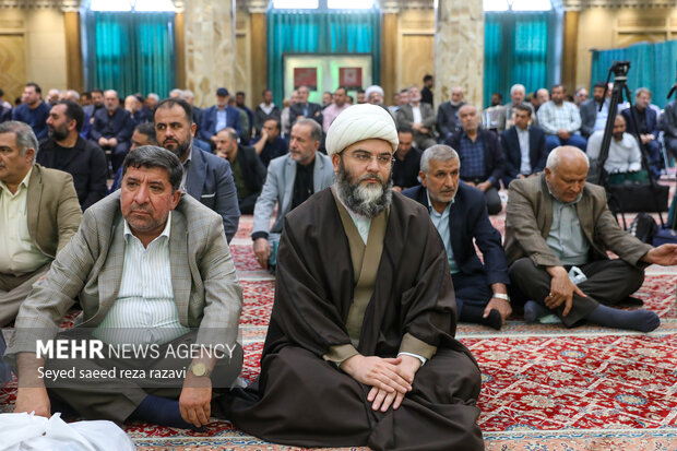 حجت السلام محمد قمی در مراسم  بزرگداشت سردار علیرضا افشار