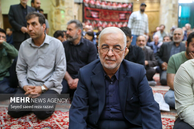  اسکندر مومنی در مراسم  بزرگداشت سردار علیرضا افشار
