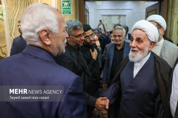  حجت السلام علی اکبر ناطق نوری در مراسم  بزرگداشت سردار علیرضا افشار