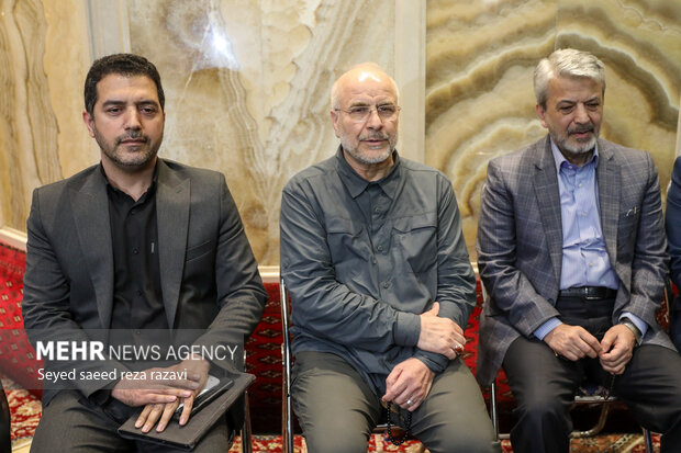 محمد باقر قالیباف در مراسم  بزرگداشت سردار علیرضا افشار