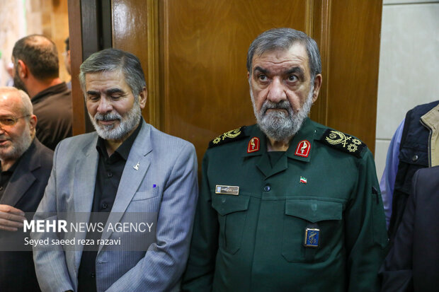  سردار محسن رضائی در مراسم  بزرگداشت سردار علیرضا افشار