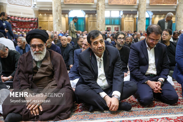  احمد دنیا مالی در مراسم  بزرگداشت سردار علیرضا افشار
