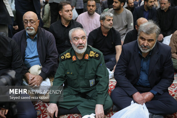  سردار علی فدوی در مراسم  بزرگداشت سردار علیرضا افشار