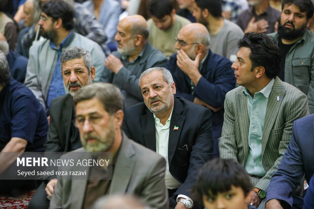 علیرضا کاظمی در مراسم  بزرگداشت سردار علیرضا افشار