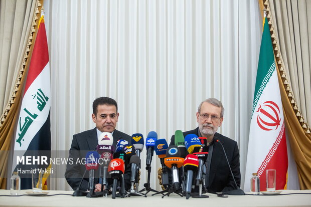 دیدار دبیر شورای امنیت ملی ایران با مشاور امنیت ملی جمهوری عراق