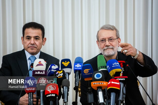 دیدار دبیر شورای امنیت ملی ایران با مشاور امنیت ملی جمهوری عراق