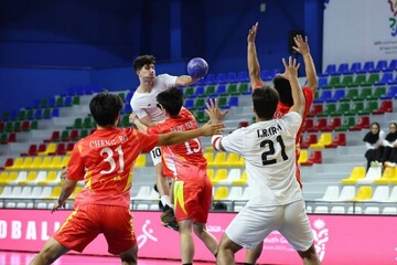 تداوم پیروزی هندبال ایران در بازی‌های آسیایی با برتری برابر چین