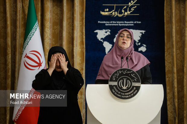نشست خبری سخنگوی دولت 3