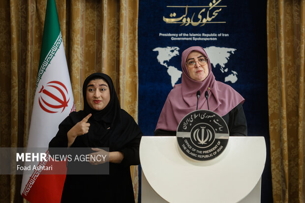 نشست خبری سخنگوی دولت 6