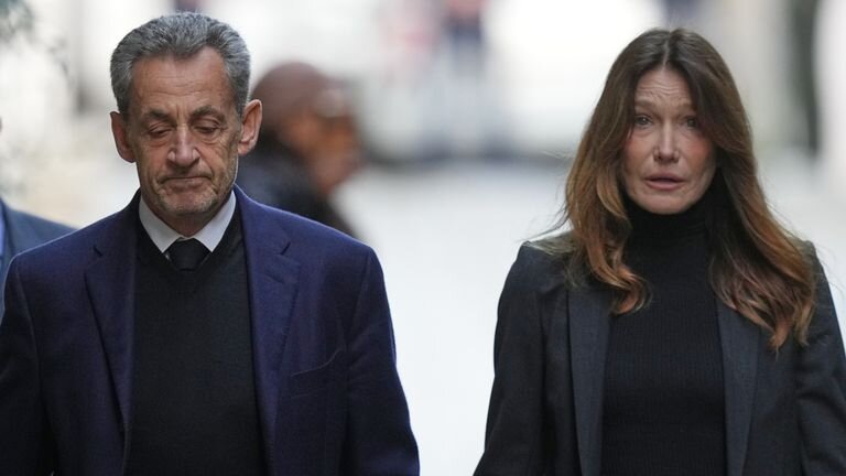 Sarkozy enters Paris jail for start of five-year sentence