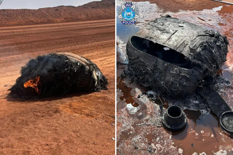 زباله فضایی سوزان در استرالیا رصد شد