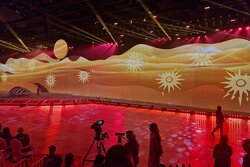 پوشش زنده افتتاحیه بازی‌های آسیایی جوانان؛ حضور پرنشاط جوانان ایران