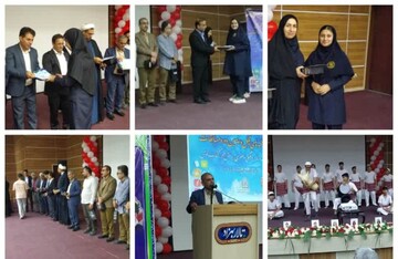 دانش‌آموزان برگزیده مسابقات فرهنگی و قرآنی در گناوه تجلیل شدند