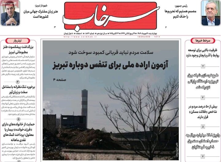 روزنامه های آذربایجان‌شرقی