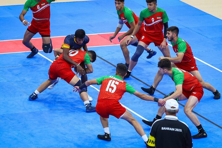 تیم ملی کبدی پسران ایران با شکست سریلانکا فینالیست شد