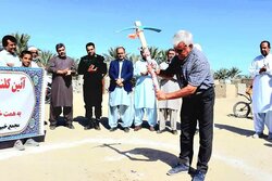آغاز ساخت مدرسه ۱۲ کلاسه در روستای دزک سراوان