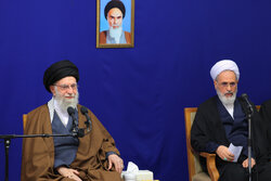 دیدار دستاندرکاران کنگره بینالمللی میرزای نائینی با رهبر معظم انقلاب