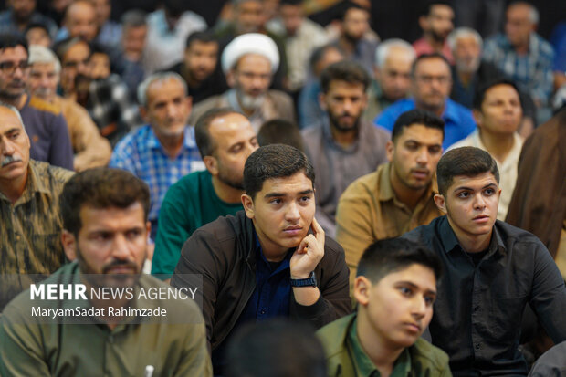 مراسم گرامیداشت شهدای حادثه تروریستی حرم شاهچراغ(ع)