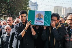 پیکر مطهر جانباز شهید «حسن بهرام‌فر» در مشهد تشییع شد